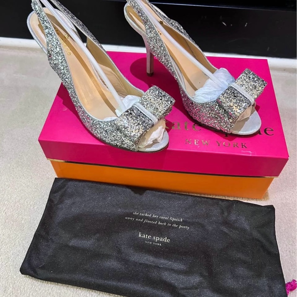 Kate Spade Charm Crystal Heels
